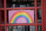 Rainbow in a phone box in the constituency