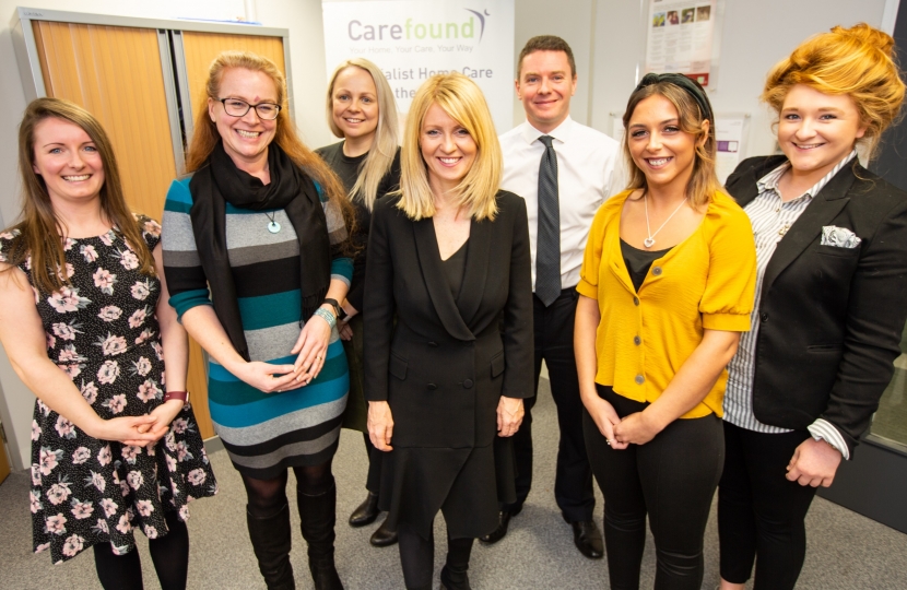Esther meets the Carefound team