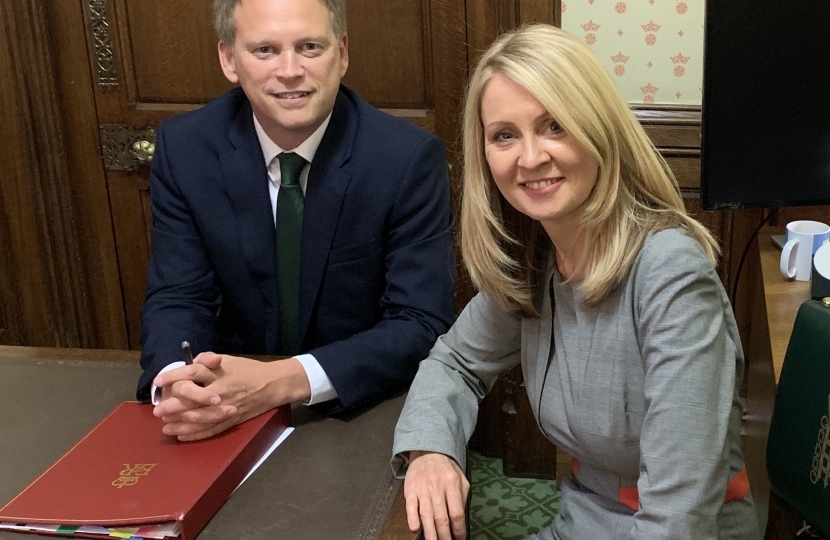 Grant Shapps with Esther McVey