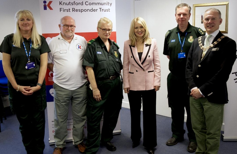 First Responders recruitment event in Knutsford