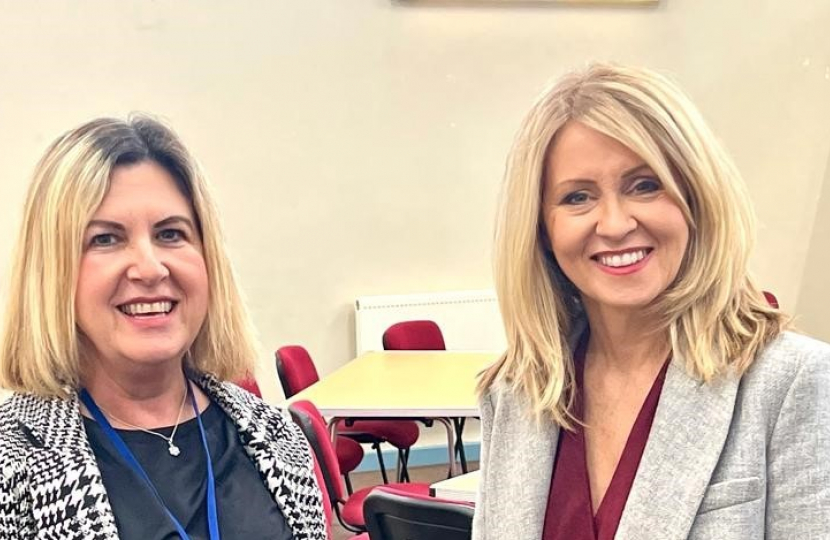 Esther McVey MP and Cllr Helen Treeby