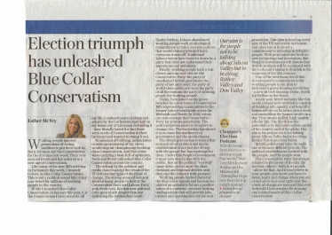 article in Daily Telegraph